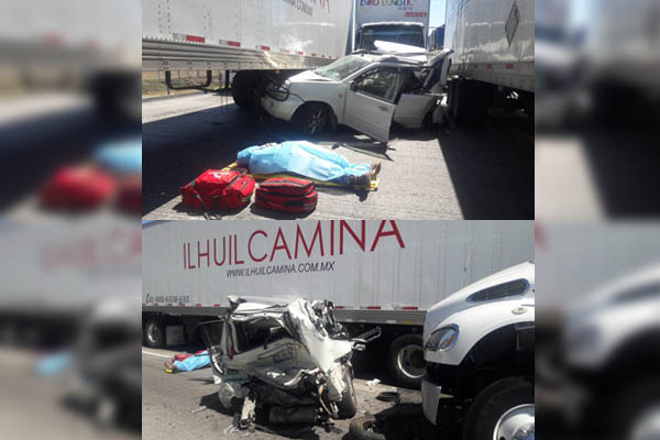 Aparatoso choque deja un muerto en la Puebla-Orizaba