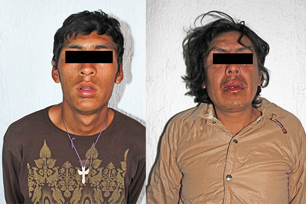 Dos sujetos detenidos por atracar negocios