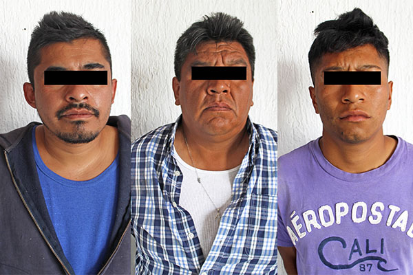 Caen tres sujetos que atracaron un Oxxo