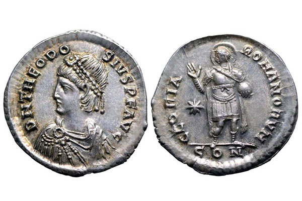 Israel descubre rara moneda de 1600 años con imagen de Teodosio II