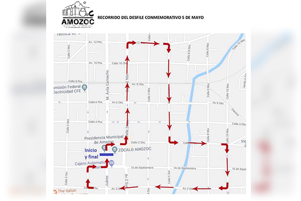 Todo listo para el Desfile Conmemorativo al Aniversario de la Batalla de Puebla en Amozoc