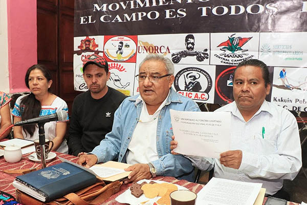 Presentan campesinos Plan de Desarrollo Rural alterno