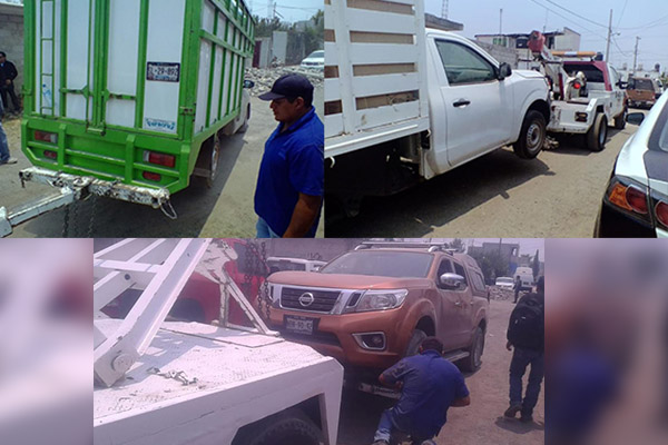 Policía Municipal de Amozoc recupera tres vehículos robados