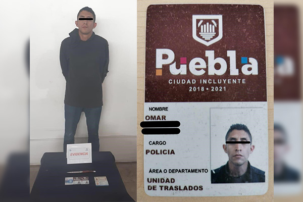 Detienen a policía ladrón