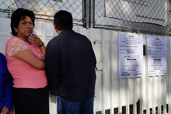 Casillas cerradas y baja participación al arranque de jornada electoral
