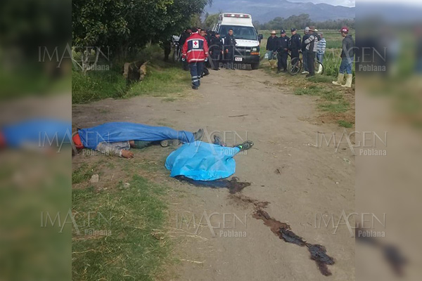 Asesinan a dos labriegos en campos de Texmelucan