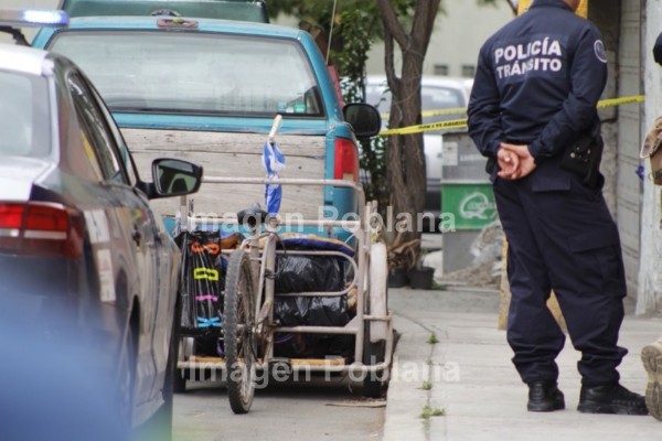 Embolsado y en un triciclo hallan cadáver atrás del MP de la Diagonal
