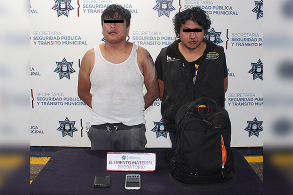 Asaltantes detenidos por ciudadanos afectados