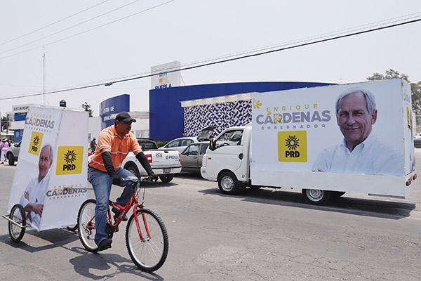 Barbosa dominó la publicidad en internet, Merino prefirió el cine y Cárdenas derrochó en vía pública