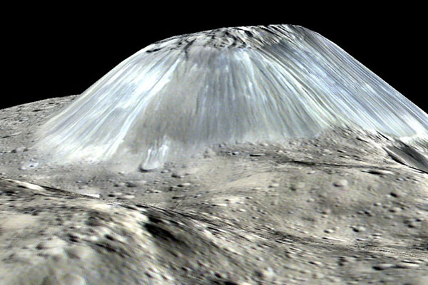 La NASA explica la montaña de Ceres que "no se parece a nada"