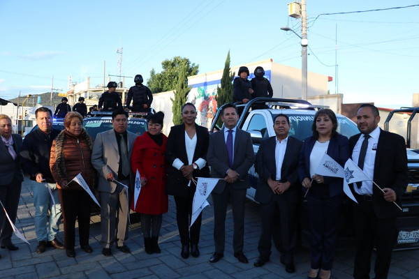 Dan banderazo de salida a 9 patrullas nuevas en Amozoc