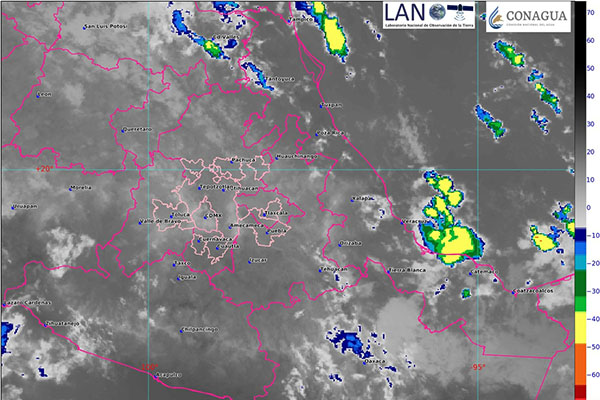 En Puebla, Veracruz y Oaxaca, pronostican lluvias intensas
