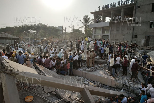 Aumenta a 12 cifra de muertos por derrumbe de un edificio en Bombay