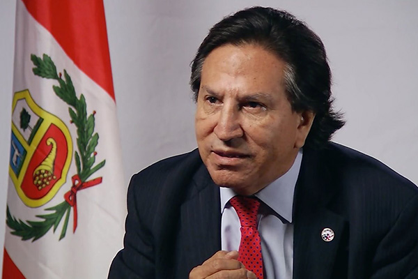 Arrestan en EU a ex presidente peruano Toledo tras pedido de extradición