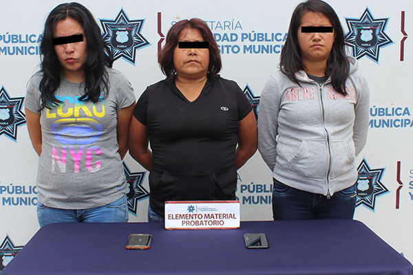 Verónica, Celia y Nayeli: lindos nombres de asaltantes de transporte público