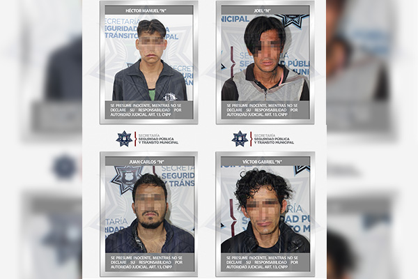 Rateros, entre ellos una quinceañera, detenidos por la Policía Municipal