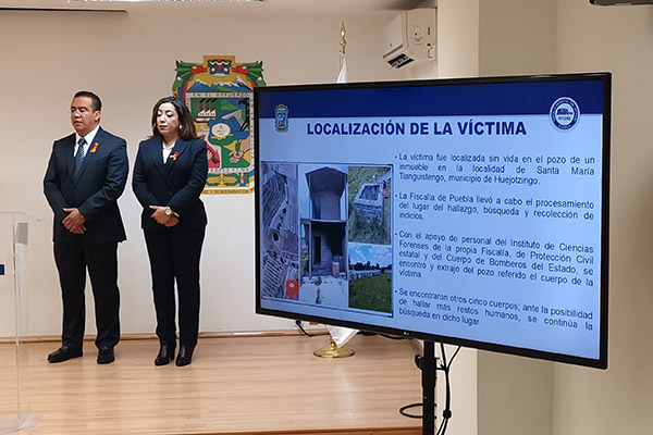 Dueño de predio con fosas clandestinas en Huejotzingo sigue libre: FGE