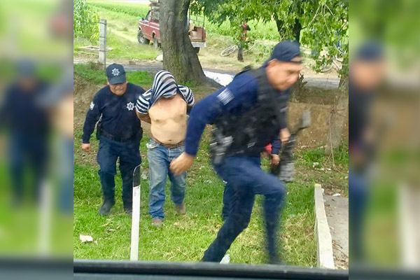 Frustra Policía Municipal de Texmelucan asalto a camión de carga
