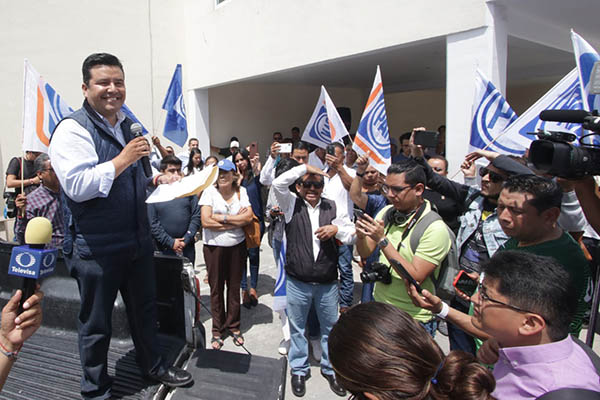 Jesús Zaldívar pide el voto de los panistas para fortalecer al partido