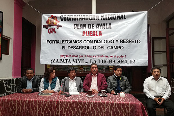 Organización campesina anuncia marcha en la CDMX