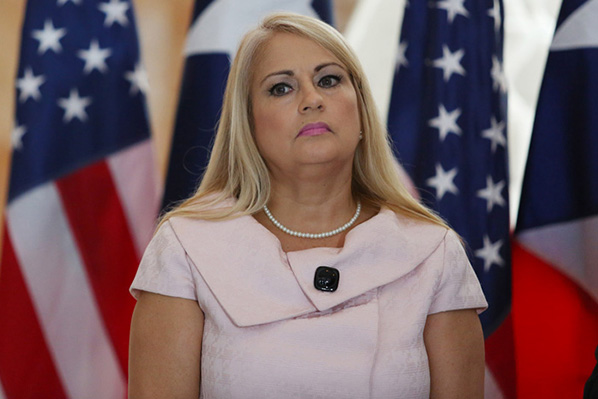 La secretaria de Justicia de Puerto Rico, Wanda Vázquez, asume como gobernadora