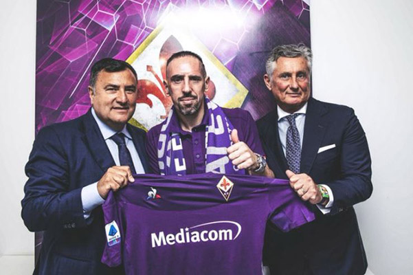 Franck Ribéry se convierte en flamante refuerzo de la Fiorentina