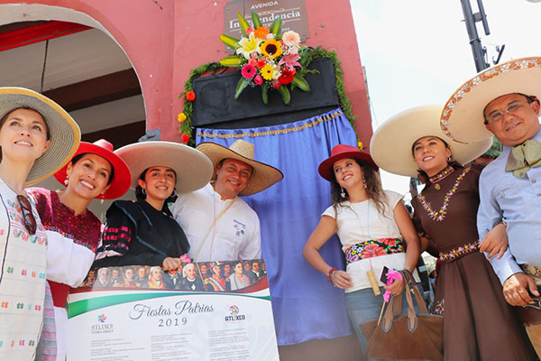 Inician en Atlixco los festejos del mes patrio y de su fundación