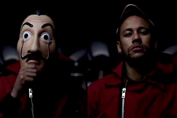 Neymar es el nuevo refuerzo… ¡de La casa de papel!