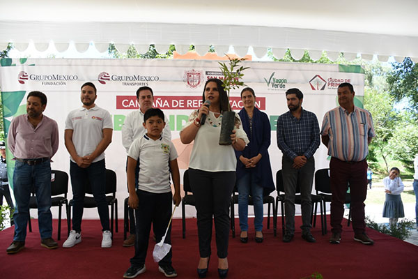 Emprenden en Texmelucan campaña de reforestación “Sembrando Oxígeno”