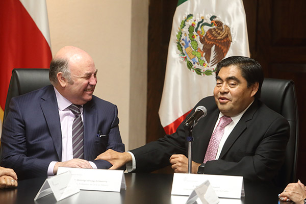 Puebla y Chile buscan una relación comercial y empresarial