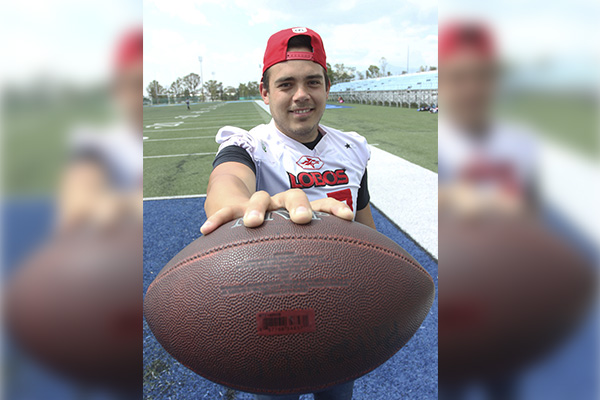 Exjugador de Lobos de futbol americano busca ser titular en CFL de Canadá