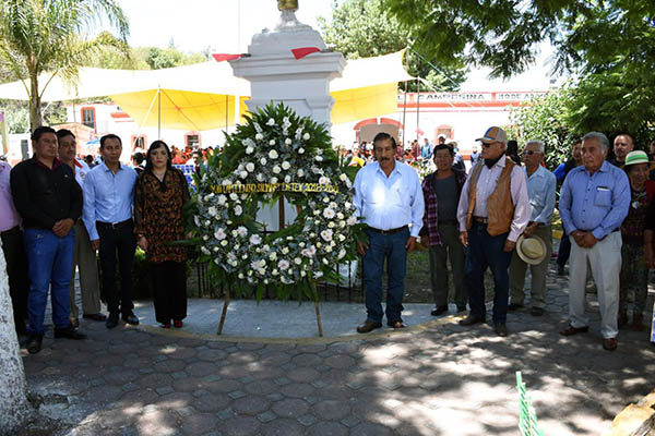 Texmelucan homenajea a generales Manuel P. Montes y Domingo Arenas