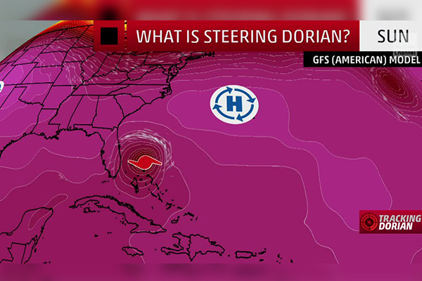 El “catastrófico” huracán Dorian toca tierra en Bahamas