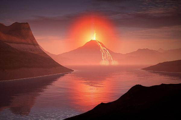 Los científicos encuentran una luna volcánica con una superficie de lava