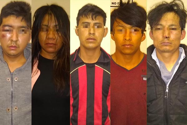 Policías de Amozoc agredidos a machetazos, hay varios detenidos