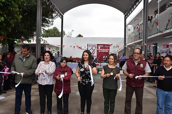 Gobierno de Texmelucan inaugura primer domo en CAIC de San Baltazar Temaxcalac