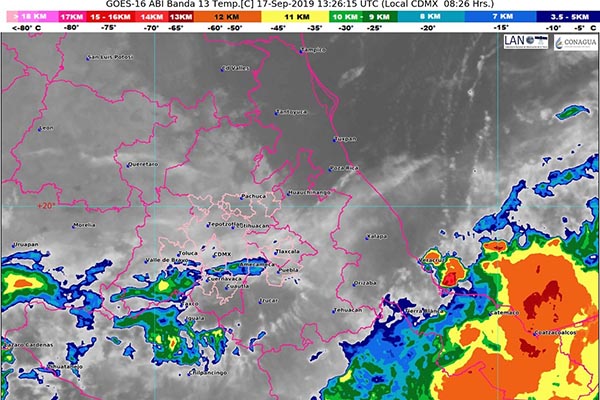 Seguirán las lluvias muy fuertes en Puebla