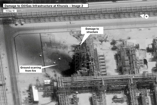 Hutíes dicen que lanzaron drones con 4 cargas explosivas contra Saudi Aramco