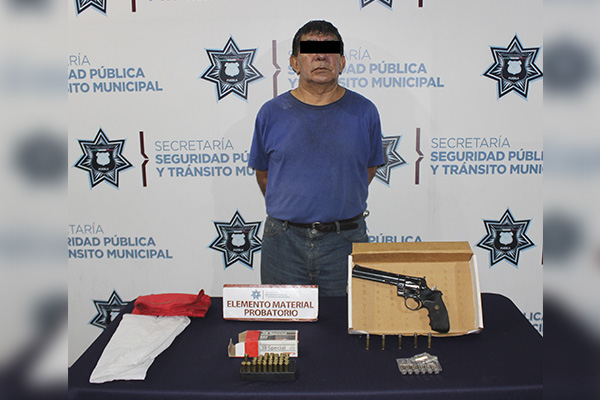 Andaba muy campante con un arma y 50 municiones