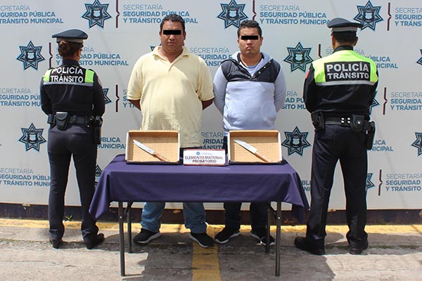 Dos sujetos roban tractocamión y secuestran al conductor; ya están detenidos