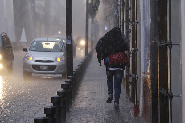 Lluvias intensas pronostican para Puebla