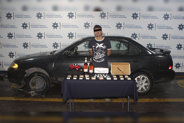 Quería correrse una juerga con alcohol y cigarros robados