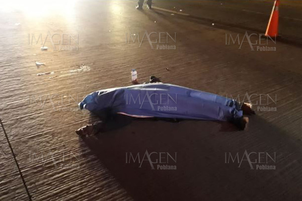 Muere embestido por vehículo en la Puebla-Orizaba
