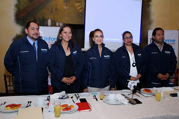 Presentan regidores de “Por Puebla al Frente” primer informe