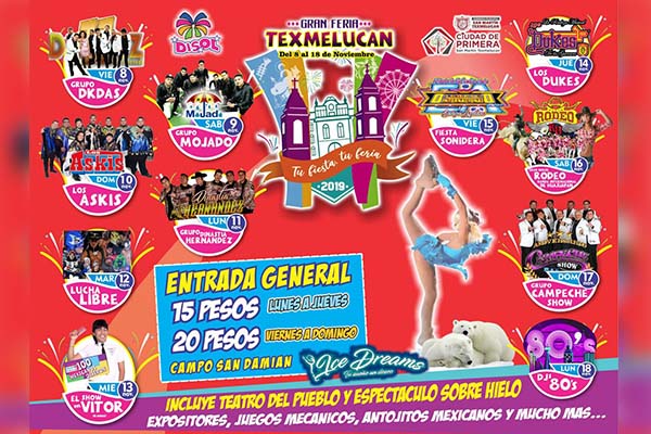 Noviembre se viste de gala porque Feria de Texmelucan regresa