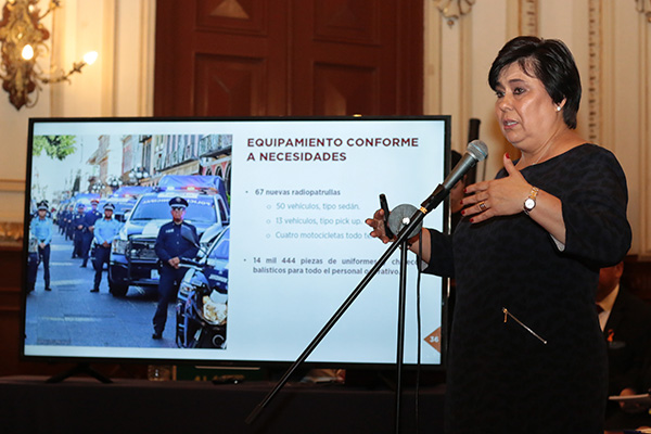 Resalta Lourdes Rosales logros en seguridad en un año de trabajo