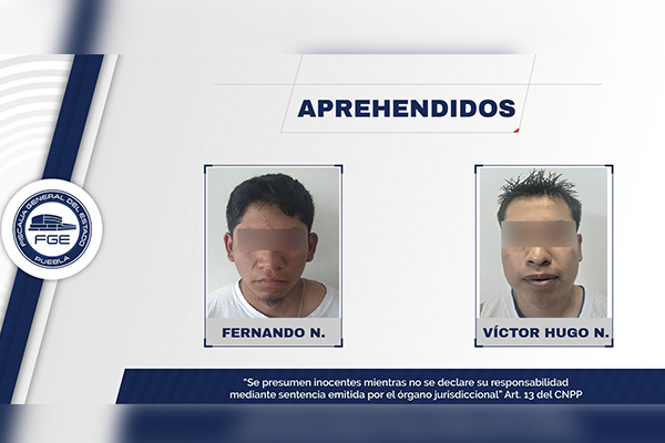 FGE aprehende a presuntos responsables del homicidio de un menor