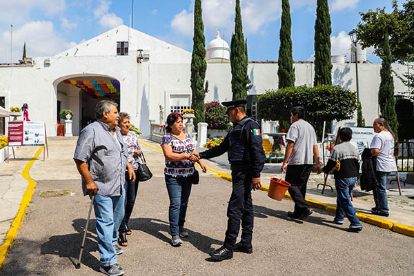 Alista SSC operativo especial ante festividades del Día de Muertos