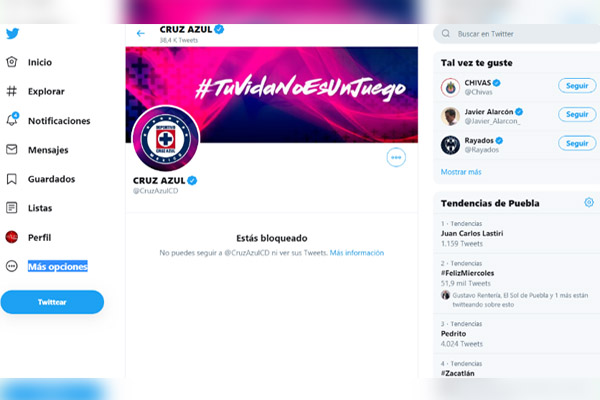 Cruz Azul, el “delicadito” de las redes sociales