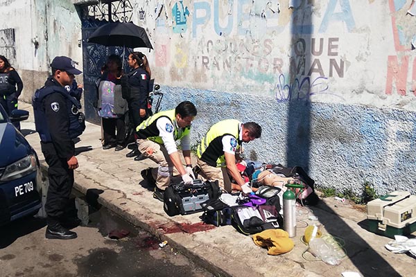 Hieren a un ebrio durante riña callejera